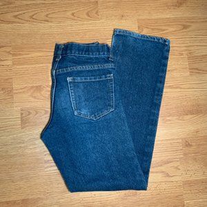 BOYS - sz 14 slim NWOT OLD NAVY Jeans, straight leg basic, dark wash, adjustable
